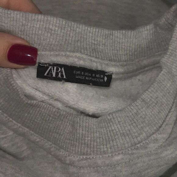 ✨ZARA MINIMALIST COTTON BLEND SWEATSHIRT✨ - Picture 9 of 10